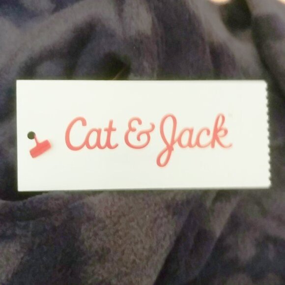 NWT Boys' Printed Fleece Hooded Sweatshirt - Cat & Jack - XS/S [156] - Picture 5 of 6